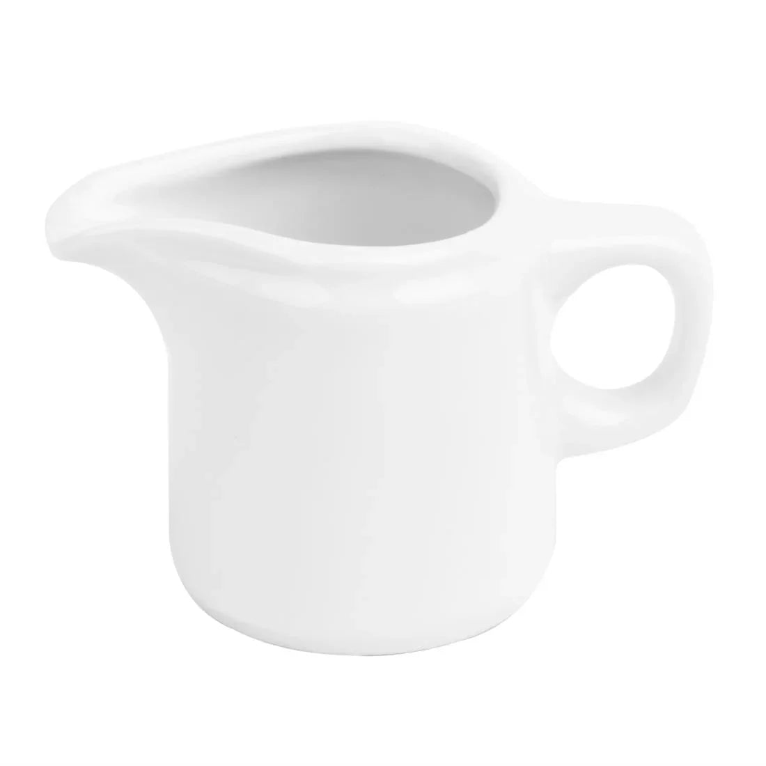 HY543 Olympia Whiteware Handled Jug - 65ml (Box 12)
