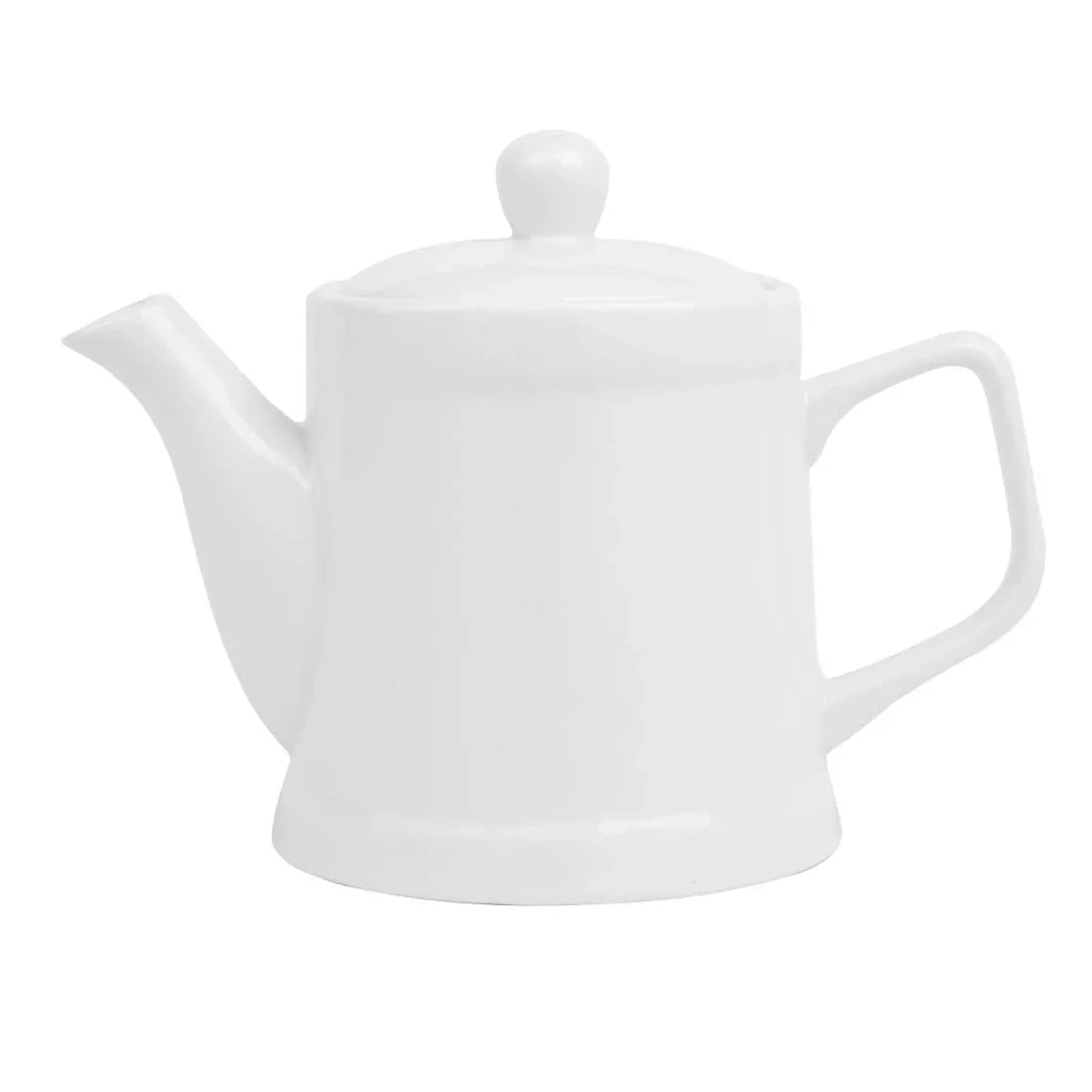 HY548 Olympia Whiteware Pier Teapot - 500ml (Box 2)