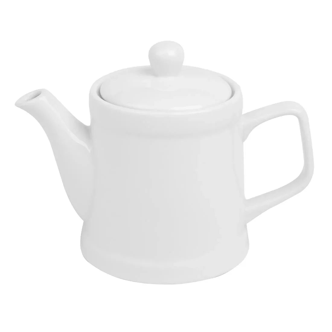 HY548 Olympia Whiteware Pier Teapot - 500ml (Box 2)