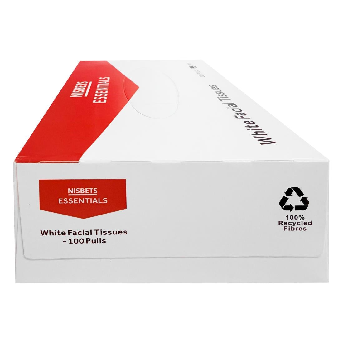 HY598 Nisbets Essentials White Hand Towels 1ply - 100 Sheets (36 Pack)