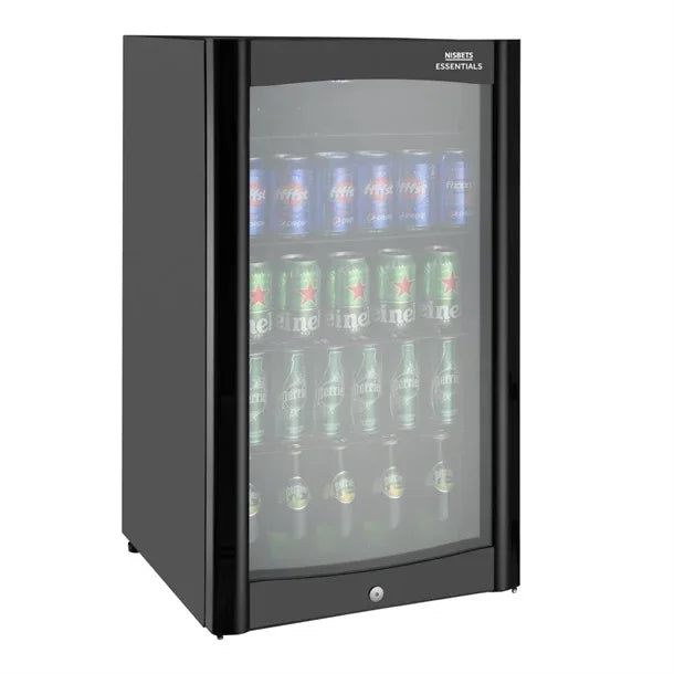 HY599 Nisbets Essentials Single Door Back Bar Cooler 98Ltr