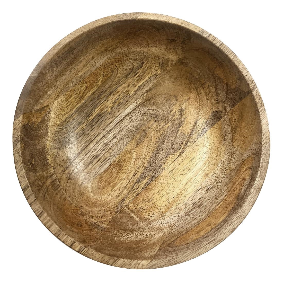 HY758 Olympia Footed Bowl Mango Wood 280mm