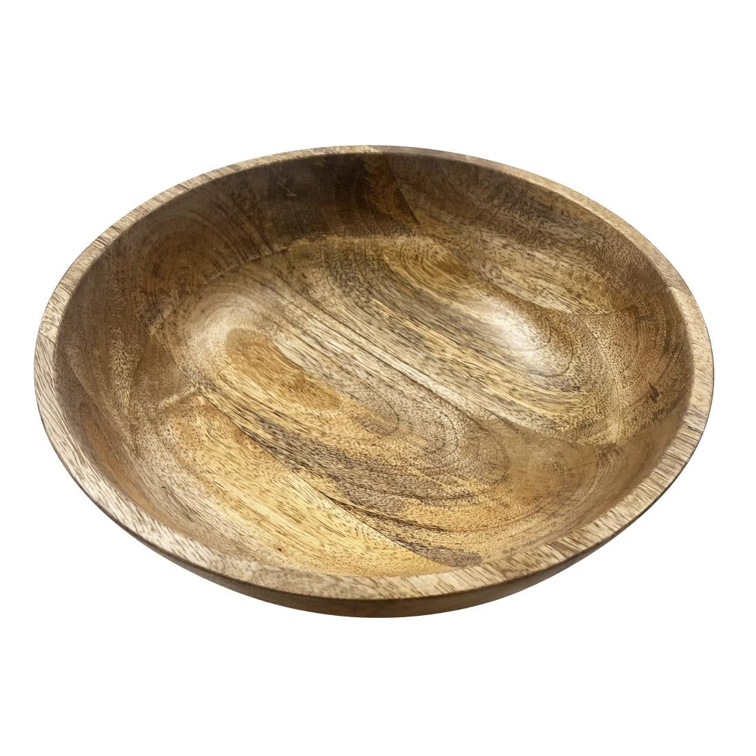 HY758 Olympia Footed Bowl Mango Wood 280mm