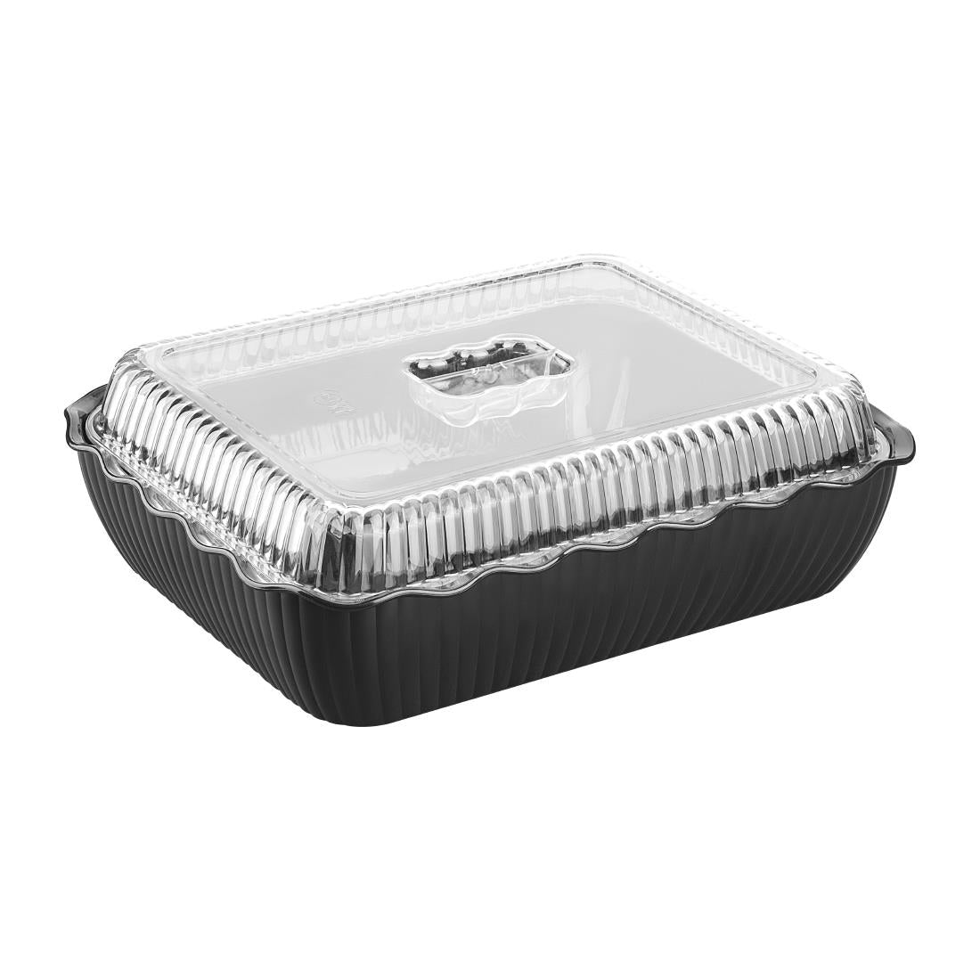 HY800 Olympia Kristallon Large Salad Crock - Black