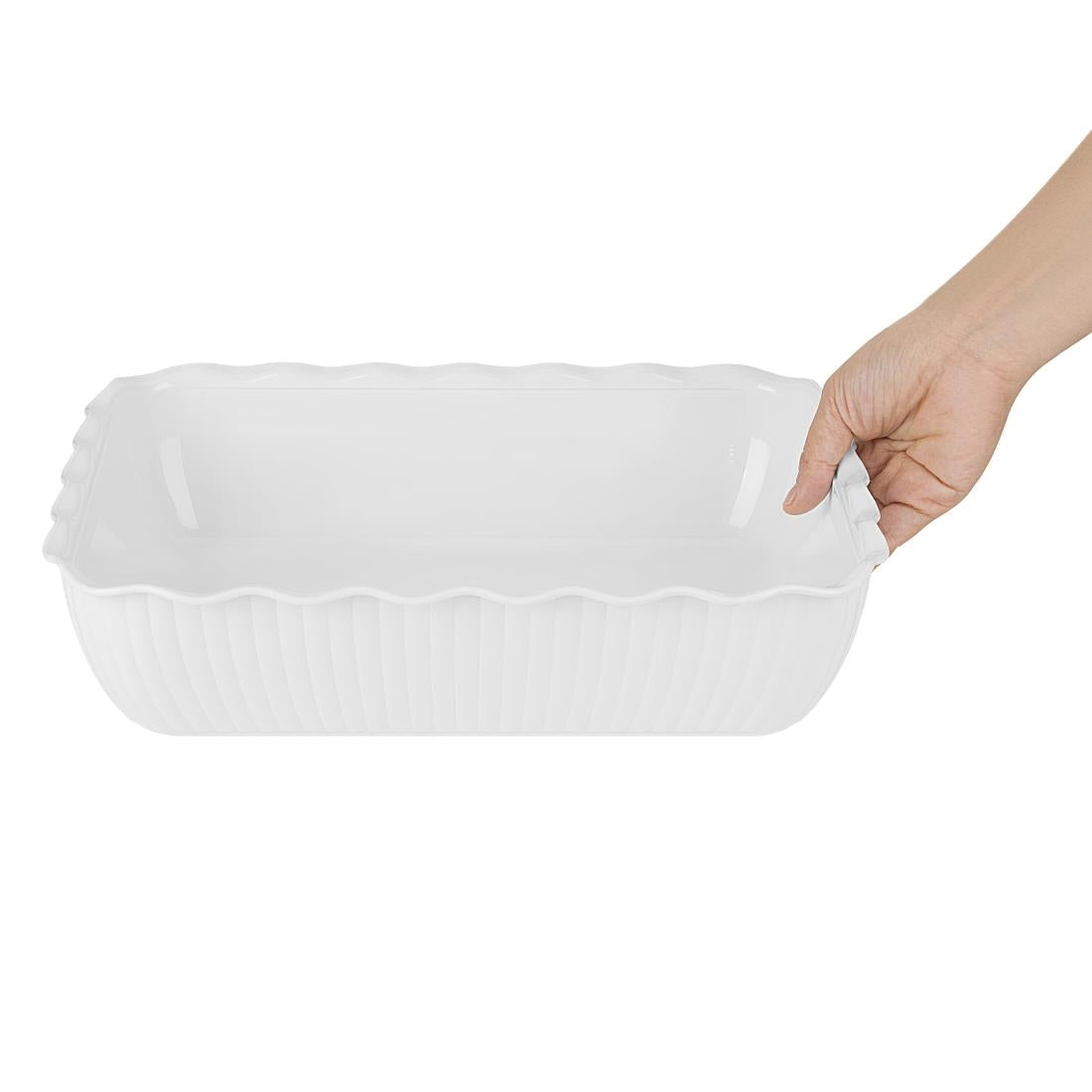 HY801 Olympia Kristallon Large Salad Crock - White