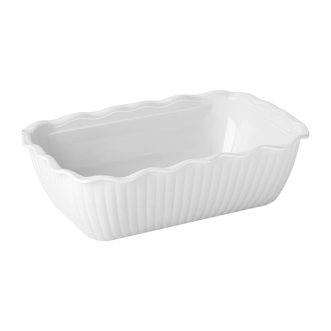 HY804 Olympia Kristallon Medium Salad Crock - White
