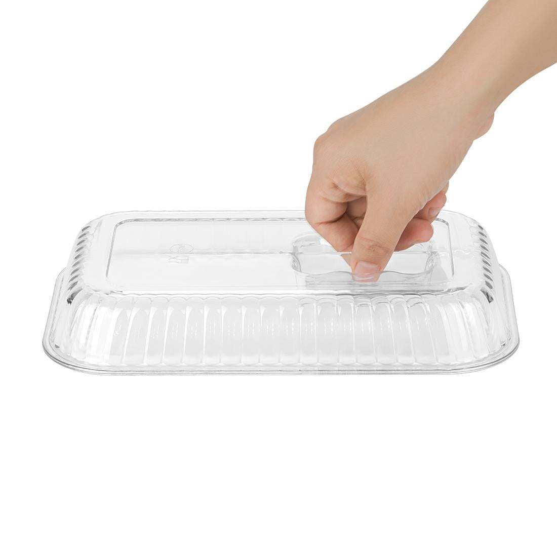 HY805 Olympia Kristallon Raised Lid for Medium Salad Crock