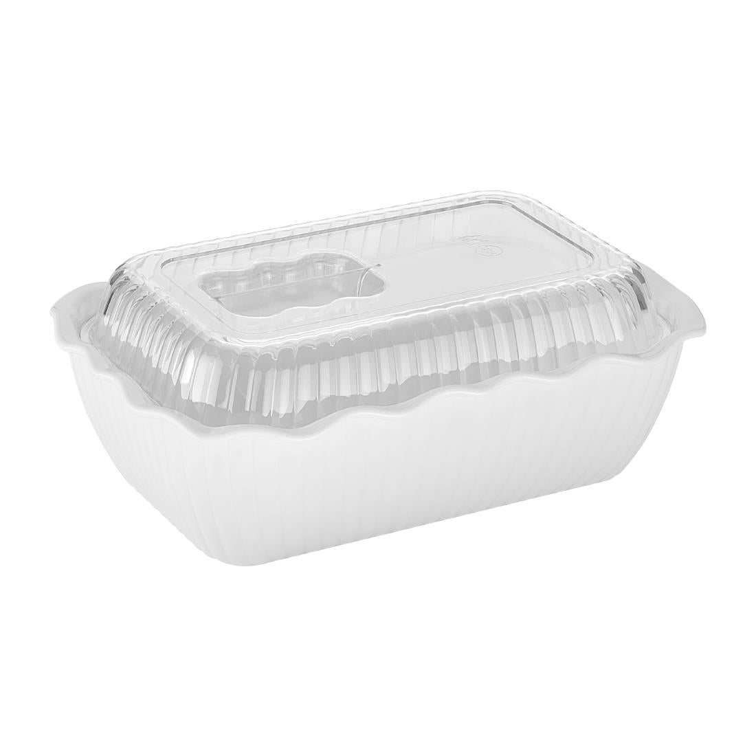 HY805 Olympia Kristallon Raised Lid for Medium Salad Crock