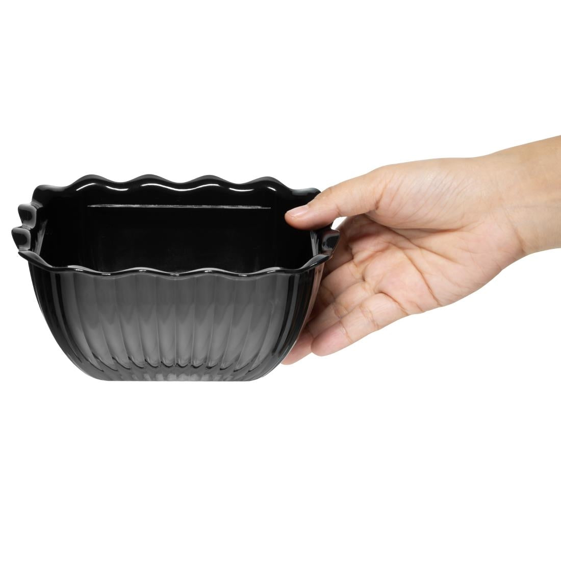 HY806 Olympia Kristallon Small Salad Crock - Black