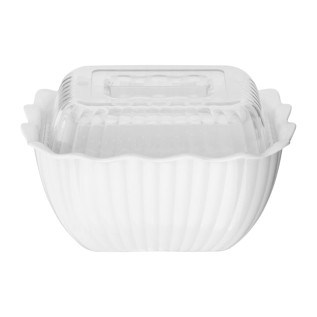 HY808 Olympia Kristallon Raised Lid for Small Salad Crock