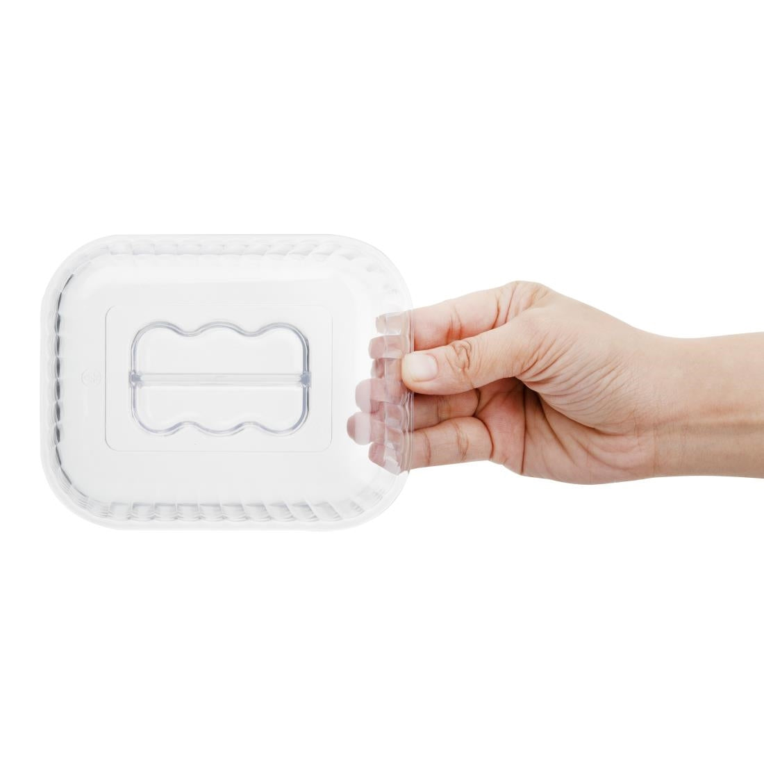 HY808 Olympia Kristallon Raised Lid for Small Salad Crock