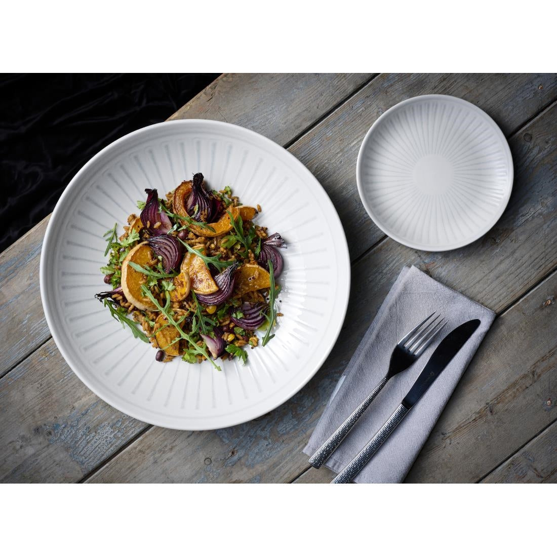 HY901 Churchill Era Grey Evolve Coupe Plates 260mm (Pack of 12)