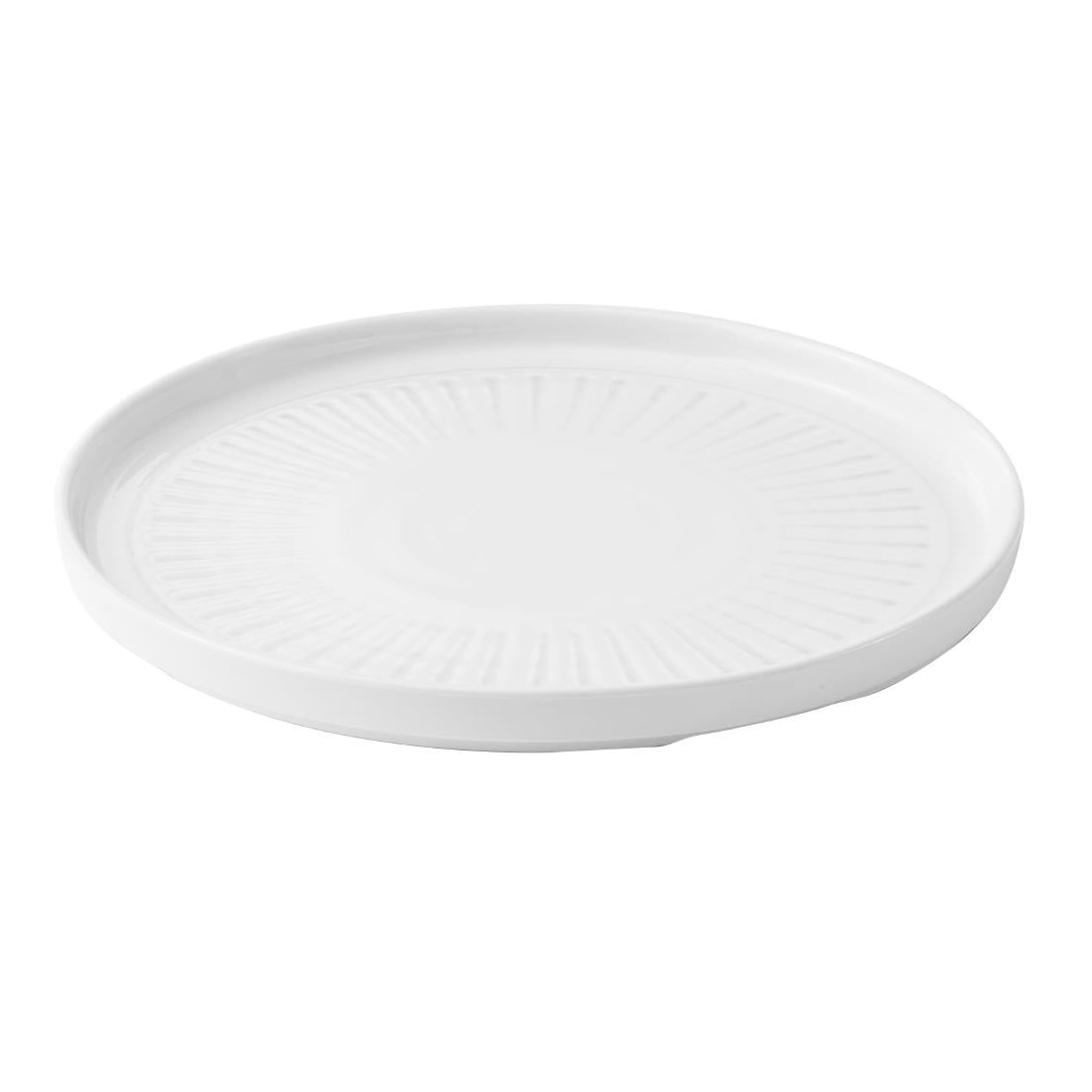 HY907 Churchill Era Grey Walled Plates 260mm (Pack of 6)
