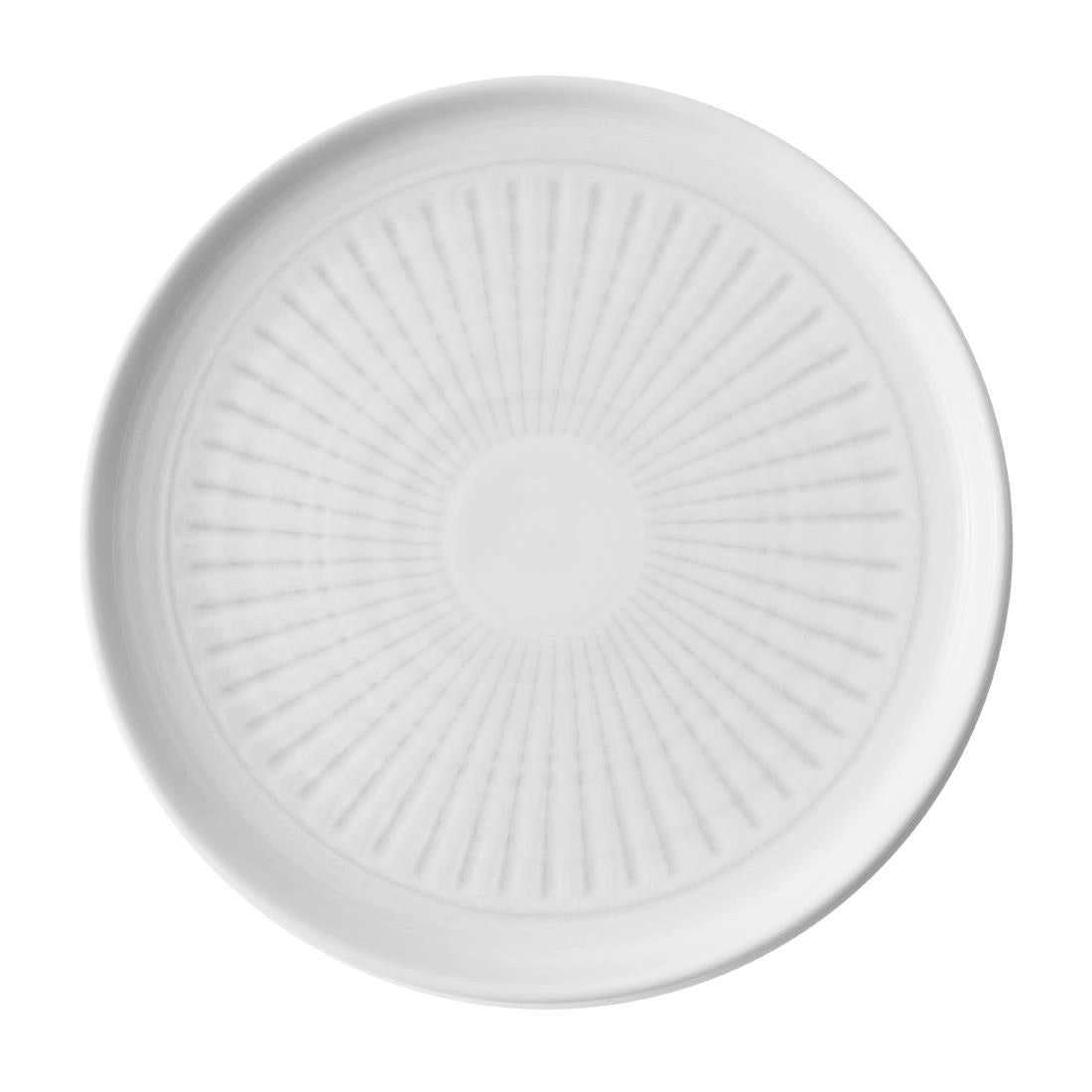 HY908 Churchill Era Grey Walled Plates 210mm (Pack of 6)
