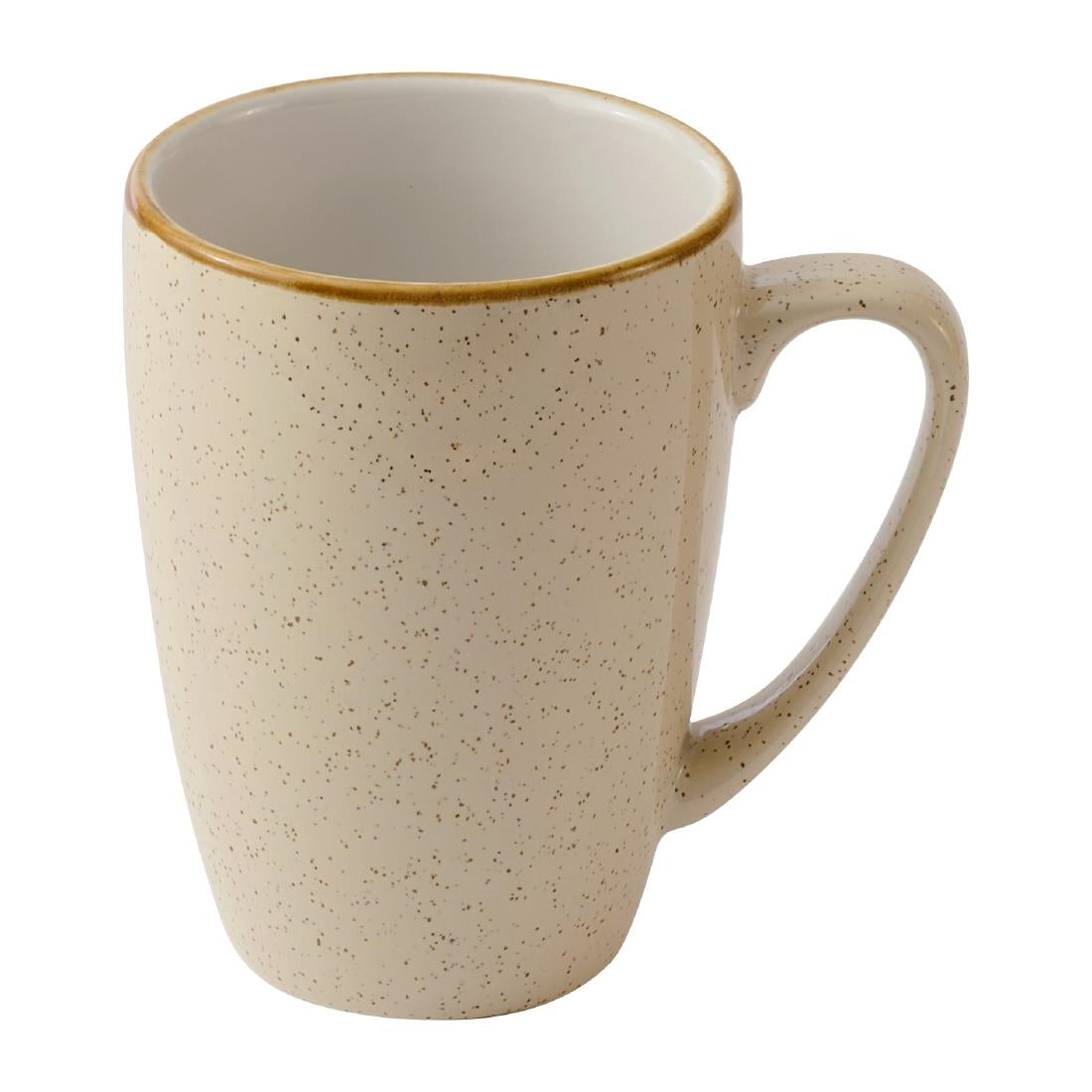 HY951 Churchill Stonecast Nutmeg Cream Profile Mugs 355ml (Pack of 12)