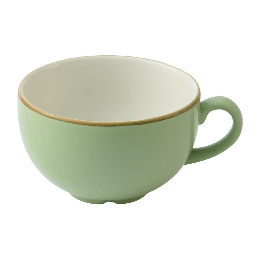 HY953 Churchill Stonecast Sage Green Cafe Cappuccino Cups 355ml (Pack of 12)