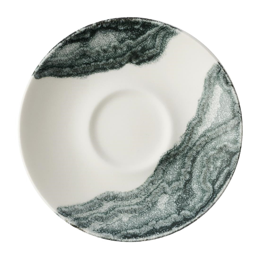 HY967 Churchill China Tide Black Espresso Saucers 115mm (Pack of 12)