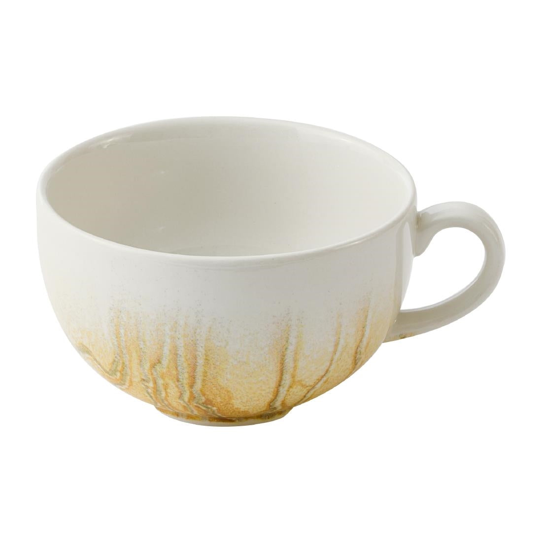 HY968 Churchill China Tide Gold Cafe Cappuccino Cups 355ml (Pack of 12)