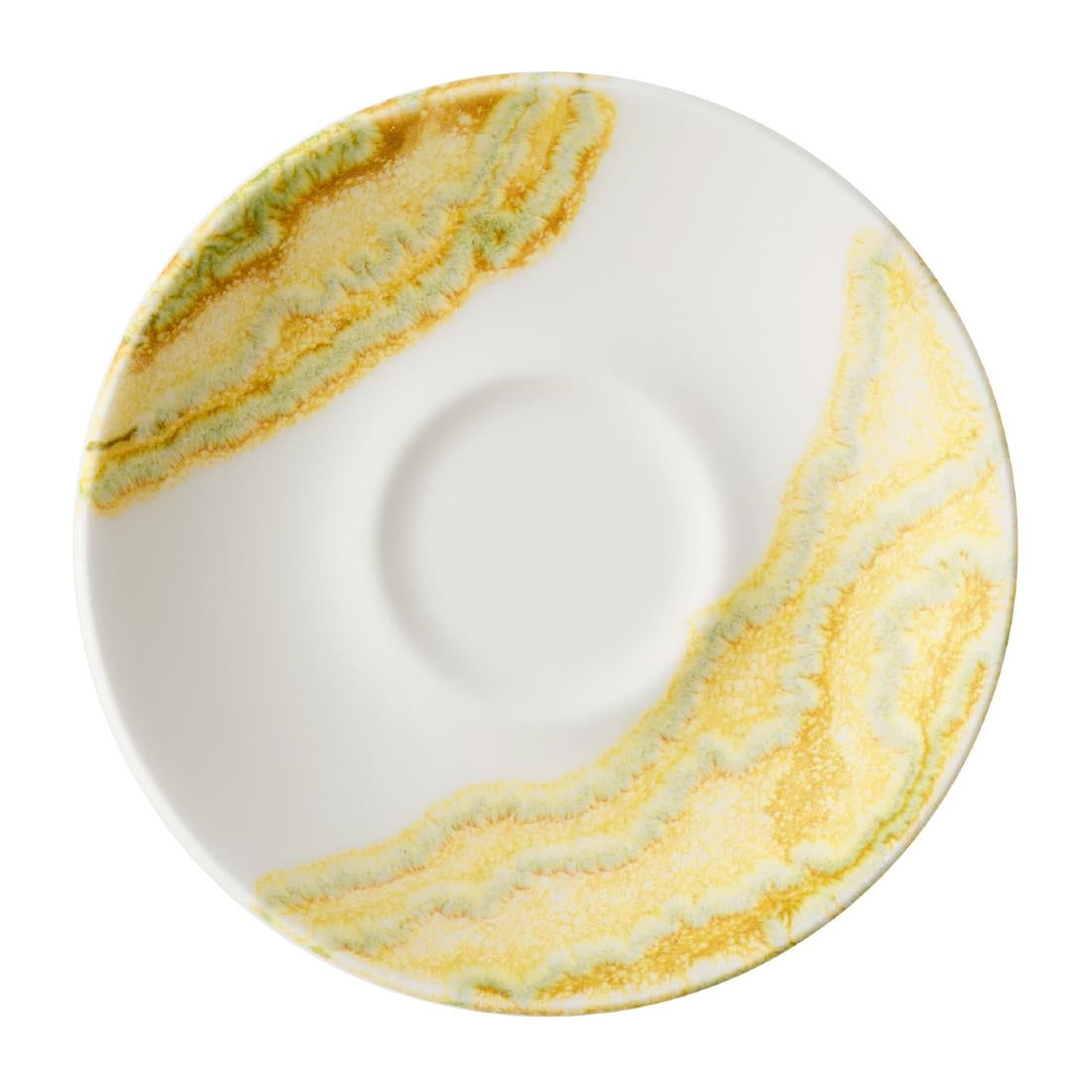 HY972 Churchill China Tide Gold Espresso Saucers 115mm (Pack of 12)