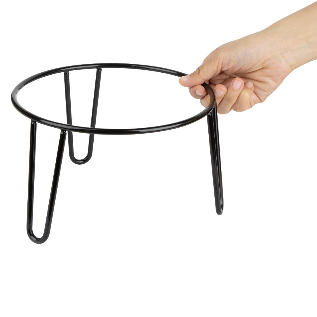 HY983 Olympia Non-Slip Riser Round Black Wire 210x120mm