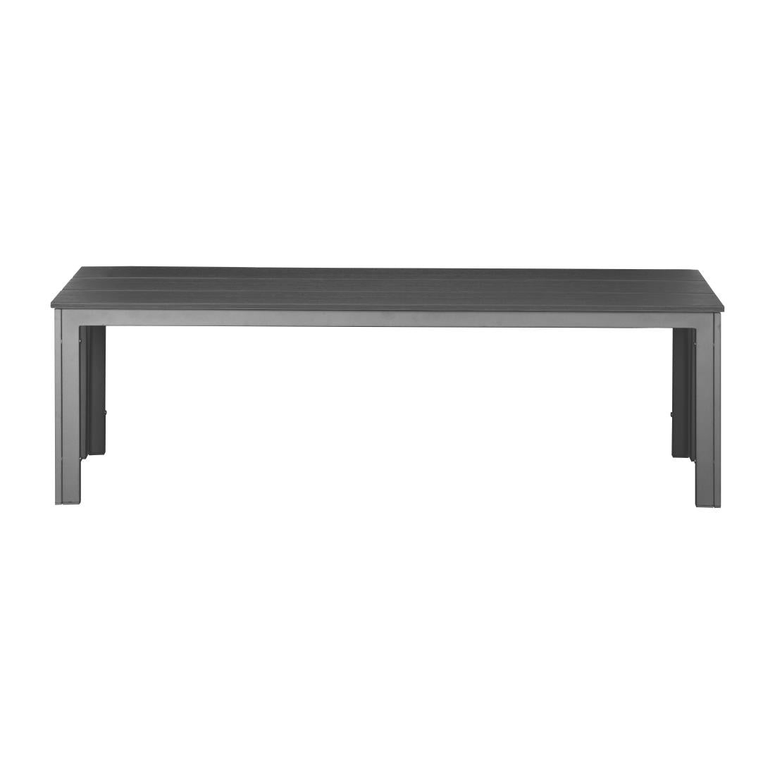 HZ024 - Bolero Valletta Grey Slatted Benches (2 Pack)