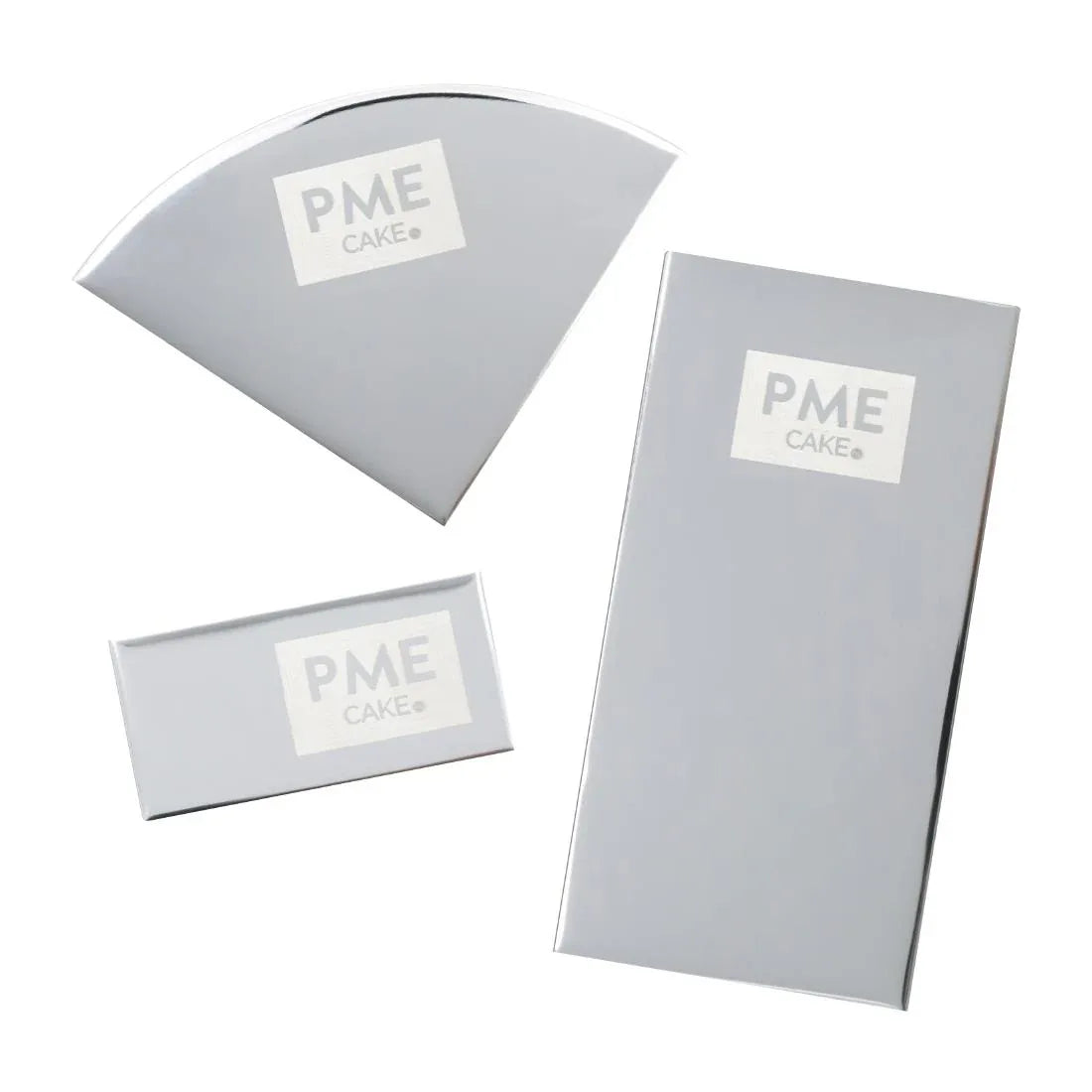 HZ038 - PME Mini Flexible Icing Side Scrapers (Pack 3)
