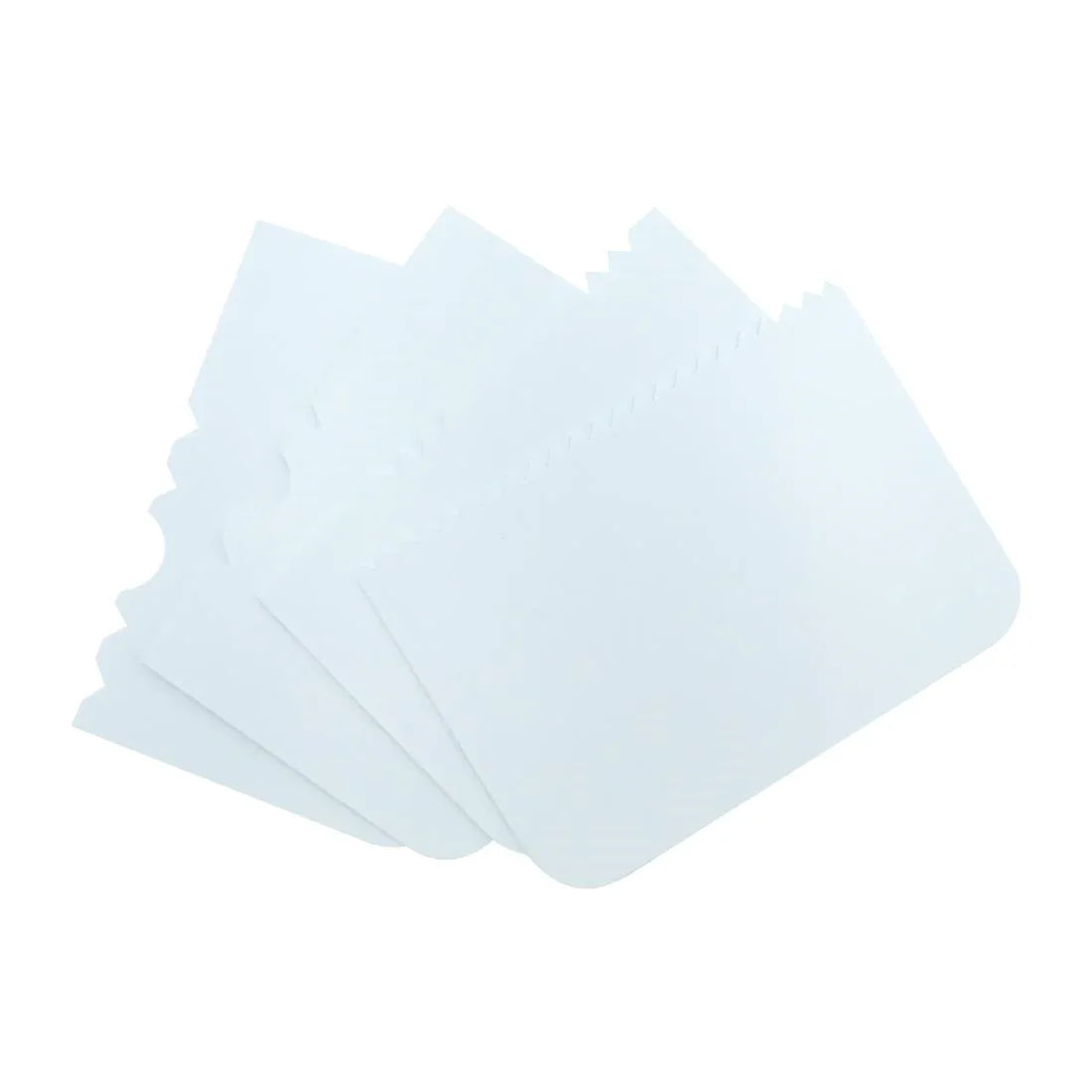 HZ040 - PME Side Scrapers Patterned Edge Plastic (Pack 4)