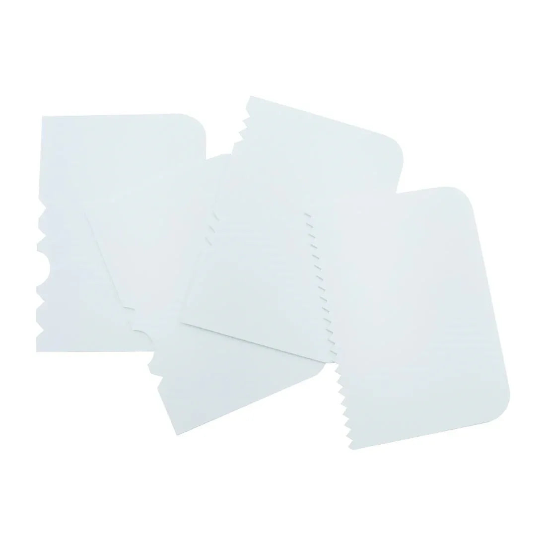 HZ040 - PME Side Scrapers Patterned Edge Plastic (Pack 4)