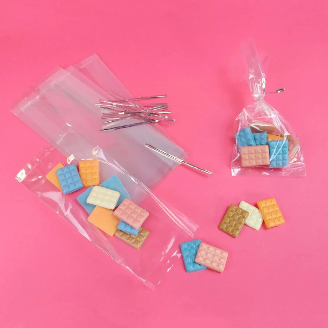 HZ053 - PME Party Bags with Silver Ties (Pack 25)
