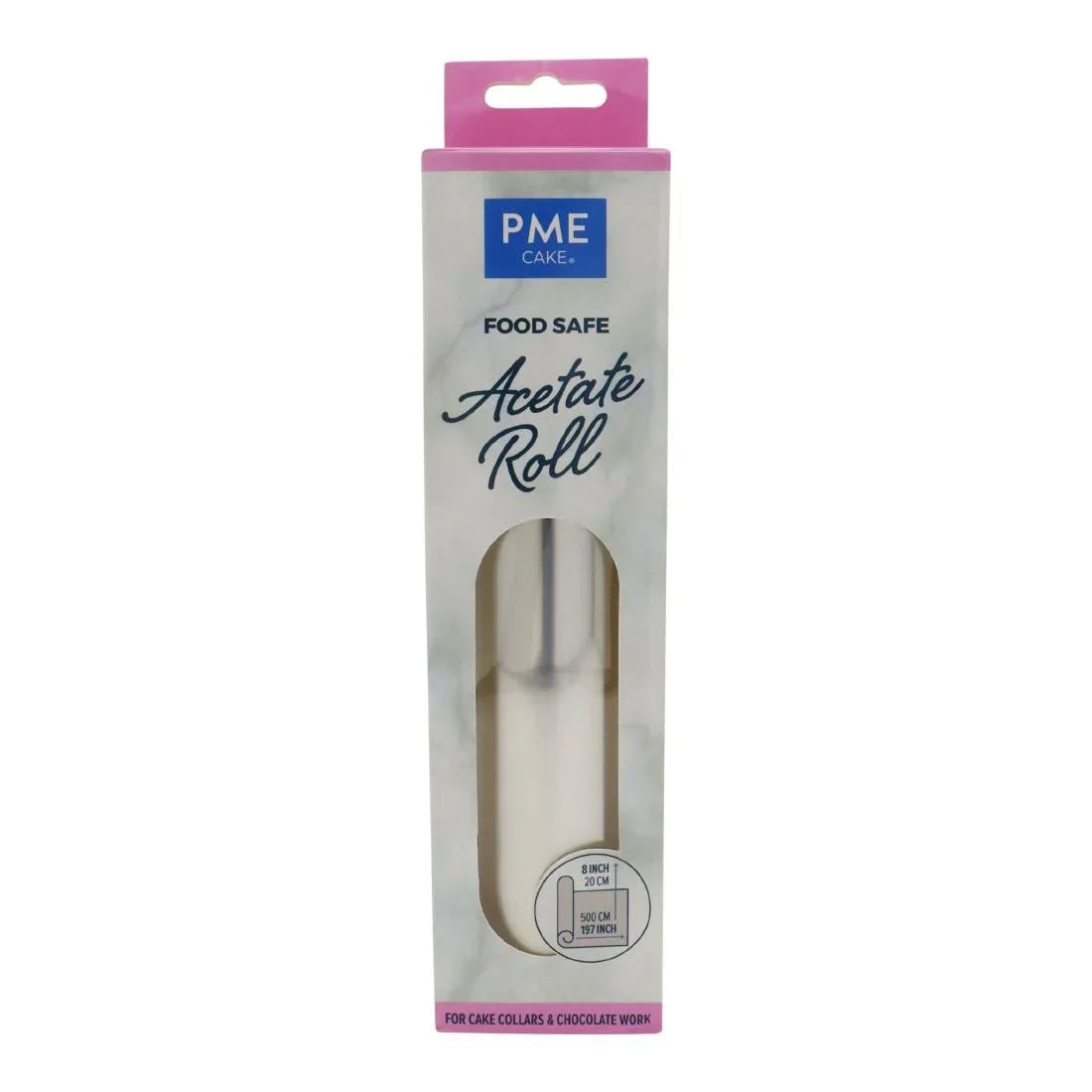 HZ059 - PME Food Safe Acetate 5 Meter Roll 200mm