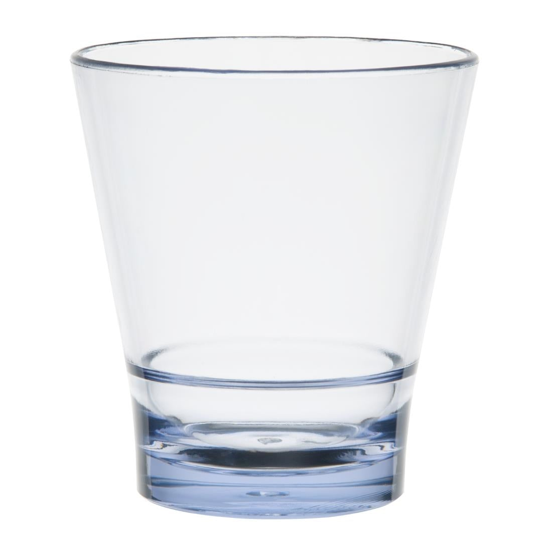 HZ081 Olympia Kristallon Polycarbonate Stacking Tumblers - Blue 250ml (6 Pack)