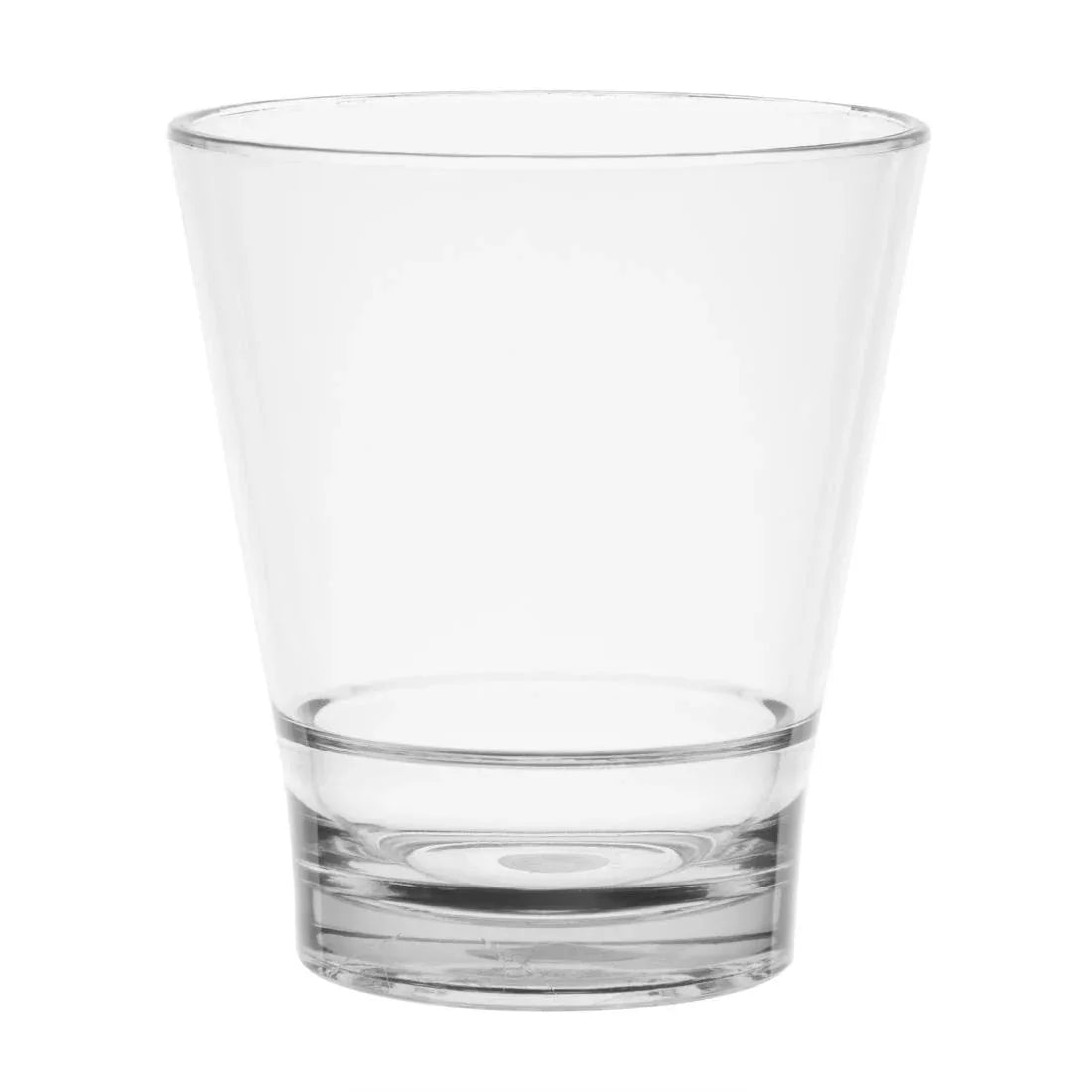 HZ082 Olympia Kristallon Polycarbonate Stacking Tumblers - Clear 350ml (6 Pack)