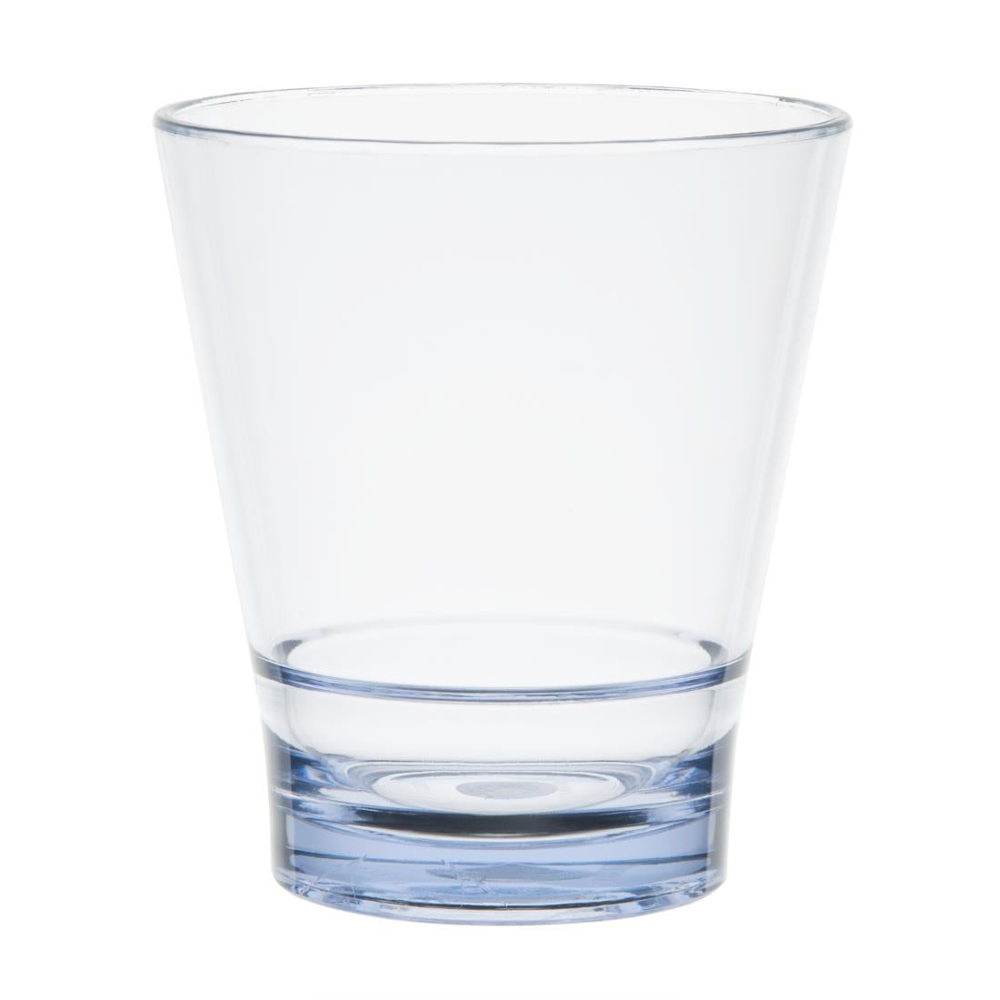 HZ083 Olympia Kristallon Polycarbonate Stacking Tumblers - Blue 350ml (6 Pack)
