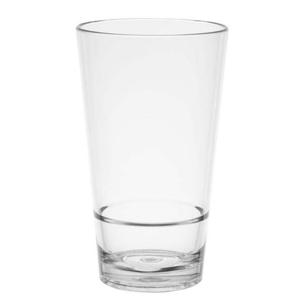HZ084 Olympia Kristallon Polycarbonate Stacking Hi Ball Tumblers 420ml (6 Pack)