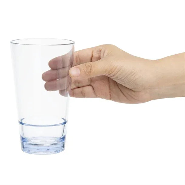 HZ085 Olympia Kristallon Polycarbonate Stacking Hi Ball Tumblers 420ml (6 Pack)