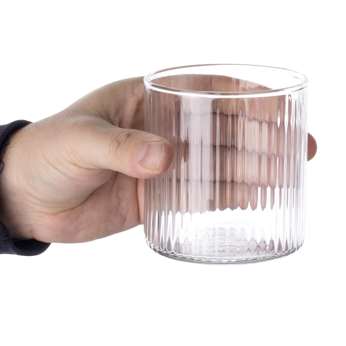 HZ088 Olympia Chester Double Rocks Glasses 355ml (6 Pack)