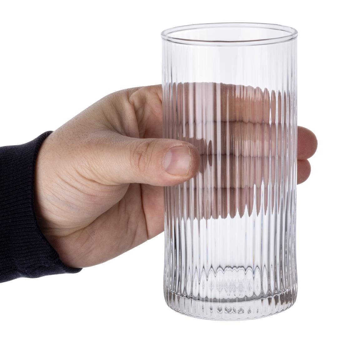 HZ089 Olympia Chester Long Drink Glass 370ml (6 Pack)