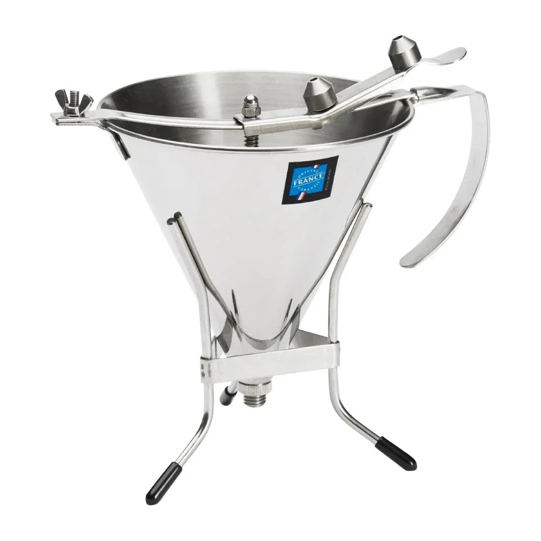HZ121 De Buyer Automatic Piston Funnel Stainless Steel