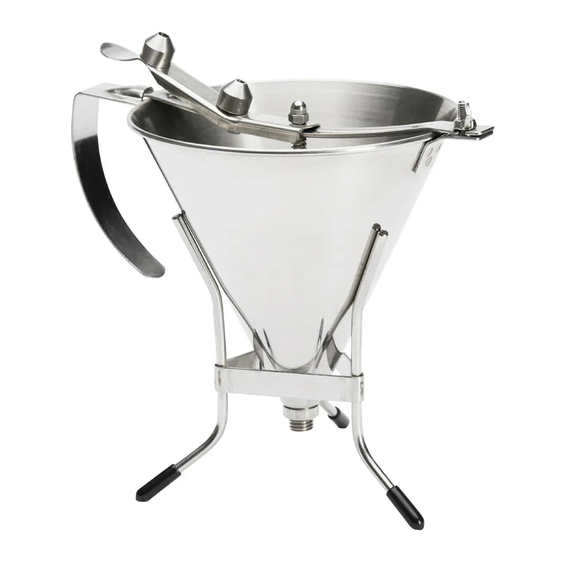 HZ121 De Buyer Automatic Piston Funnel Stainless Steel