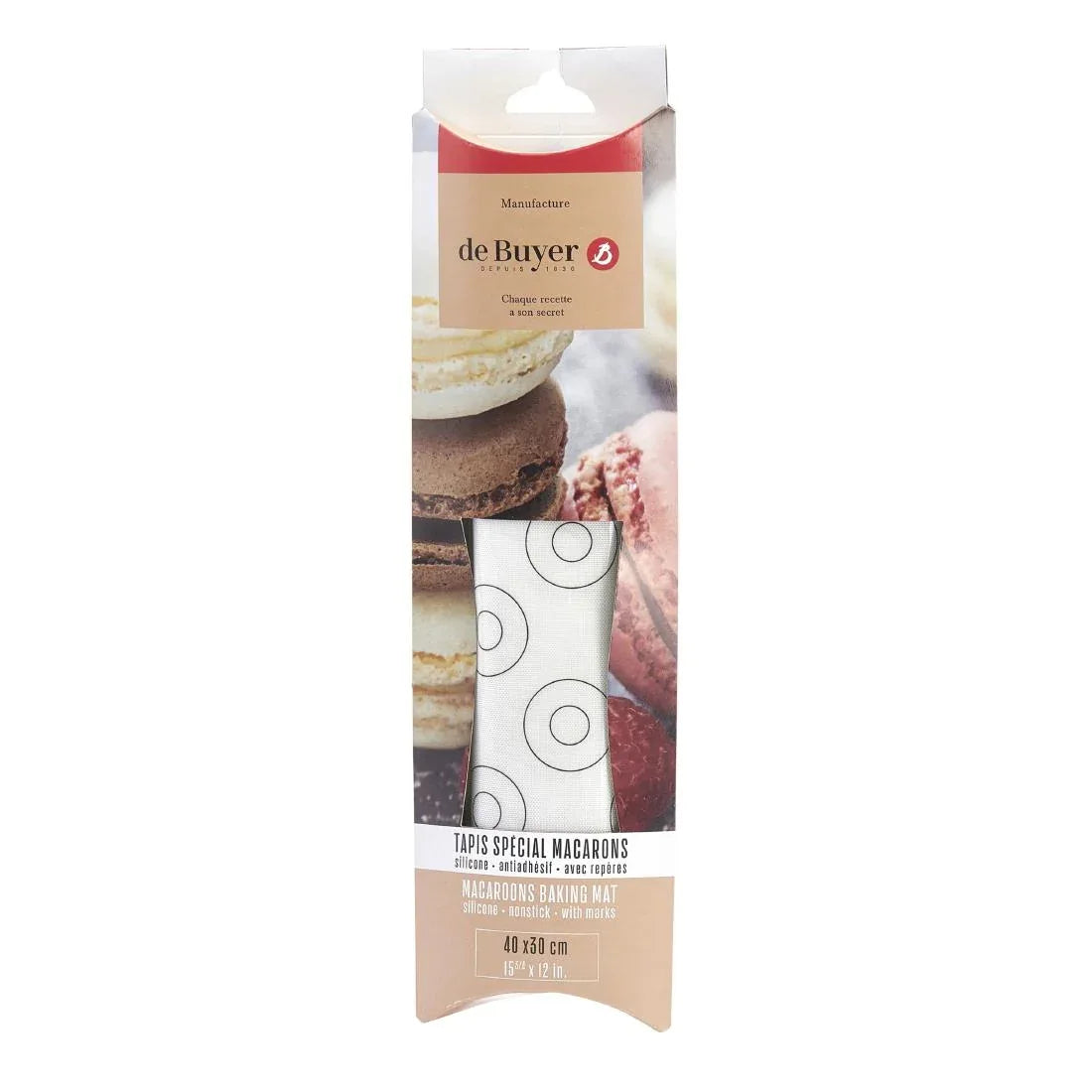 HZ136 De Buyer Silicon Non-Stick Pastry Mat 400x300mm