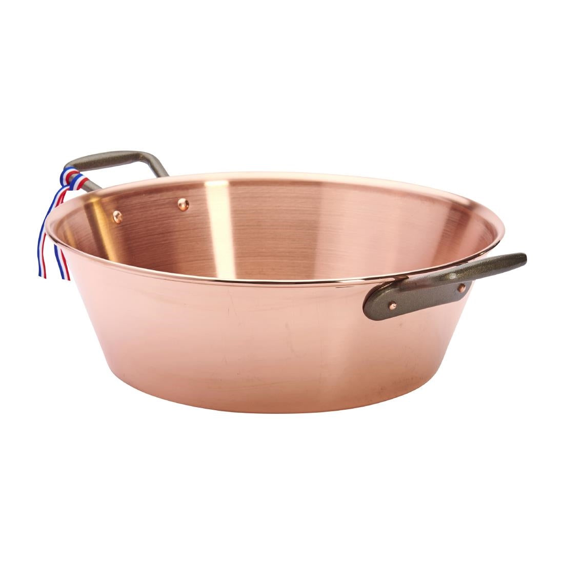 HZ138 De Buyer Copper Conical Jam Pan 380mm