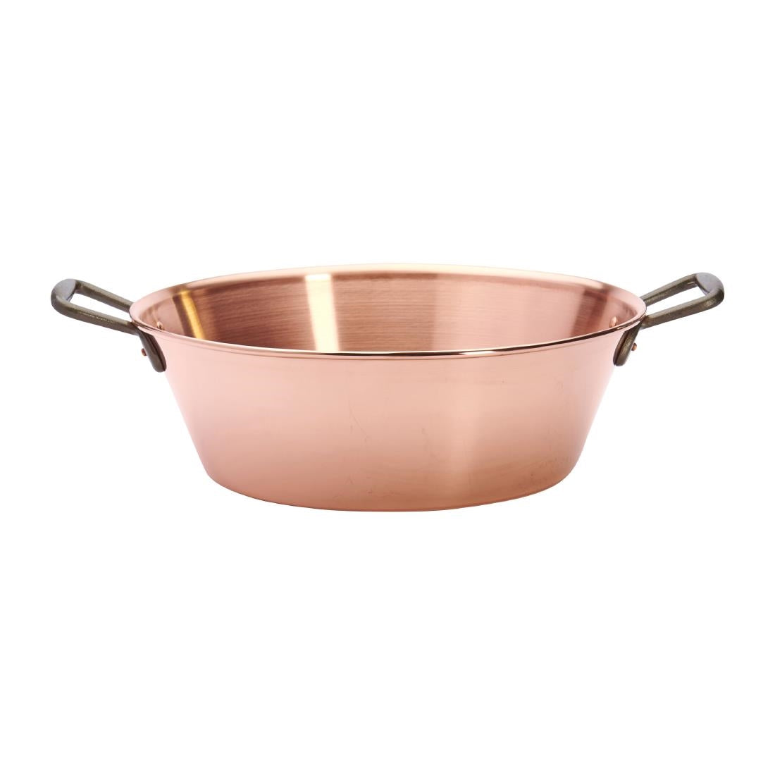HZ138 De Buyer Copper Conical Jam Pan 380mm