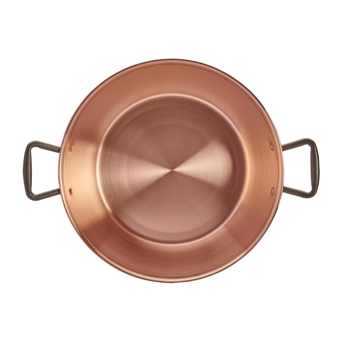 HZ138 De Buyer Copper Conical Jam Pan 380mm