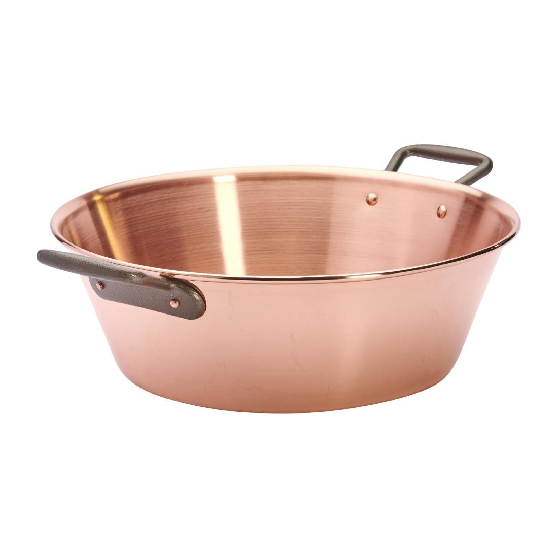 HZ138 De Buyer Copper Conical Jam Pan 380mm