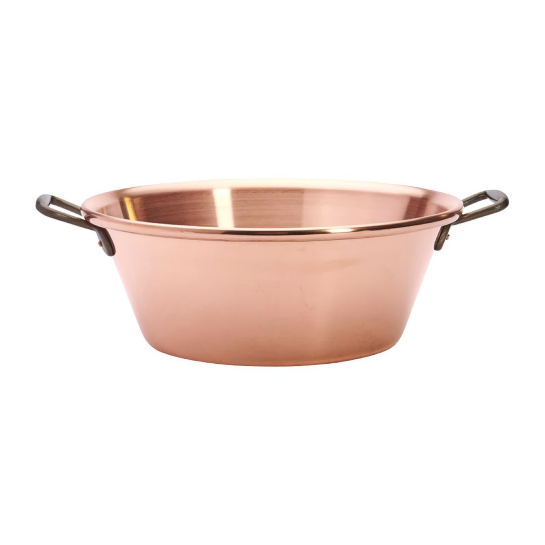 HZ139 De Buyer Copper Conical Jam Pan 400mm