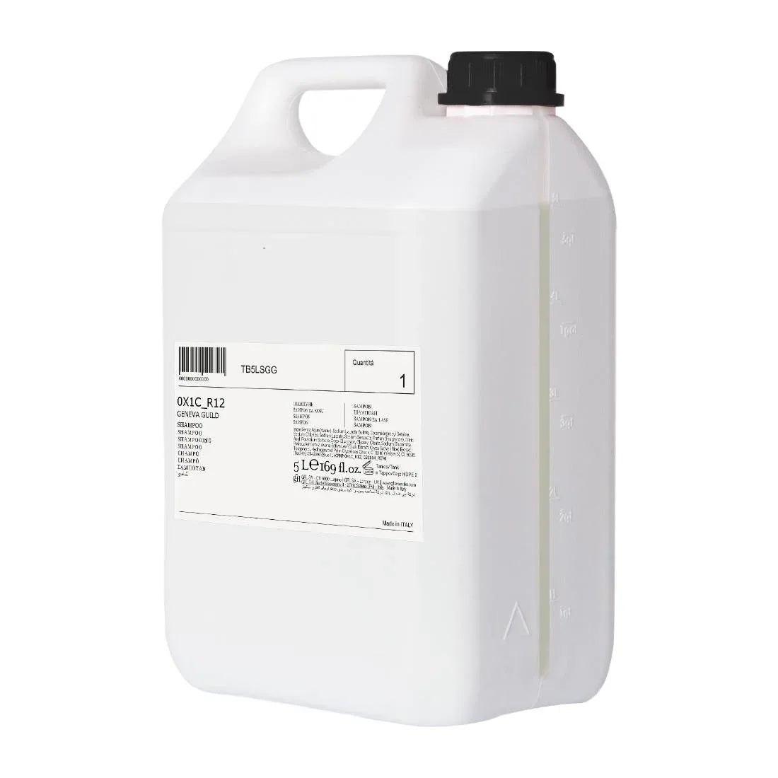 HZ175 Geneva Guild Shampoo Pump Bottle 5Ltr Refill (Pack of 2)