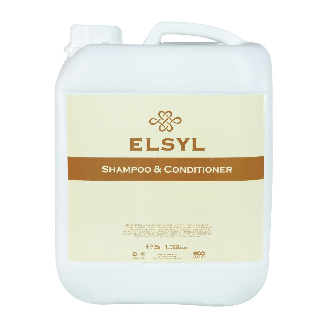 HZ181 Hotel Complimentary Elsyl Shampoo and Conditioner 5Ltr Refill