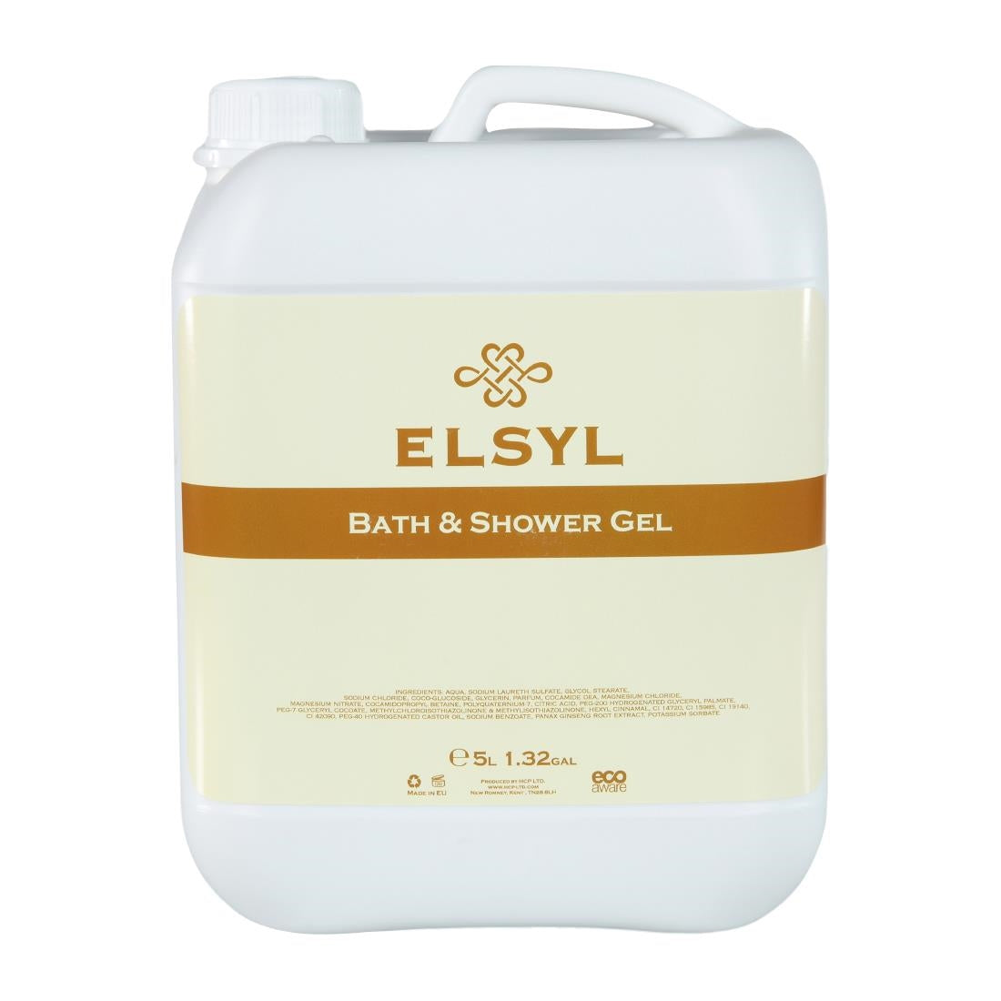 HZ183 Hotel Complimentary Elsyl Bath and Shower Gel 5Ltr Refill