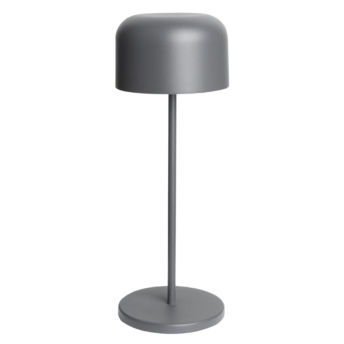 HZ211 - Olympia Siena Table Lamp Round Dome Grey 300mm