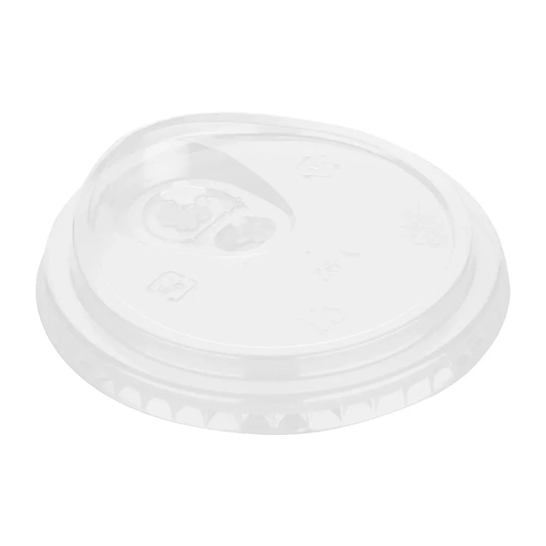 HZ230 Fiesta Recyclable rPET Strawless Lids for 12/16/20oz Cups (400 Pack)